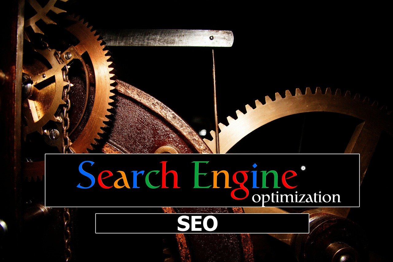 Free seo google search engine optimization illustration