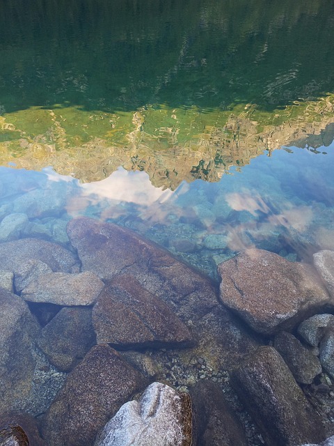 Free Reflection Rocks photo and picture