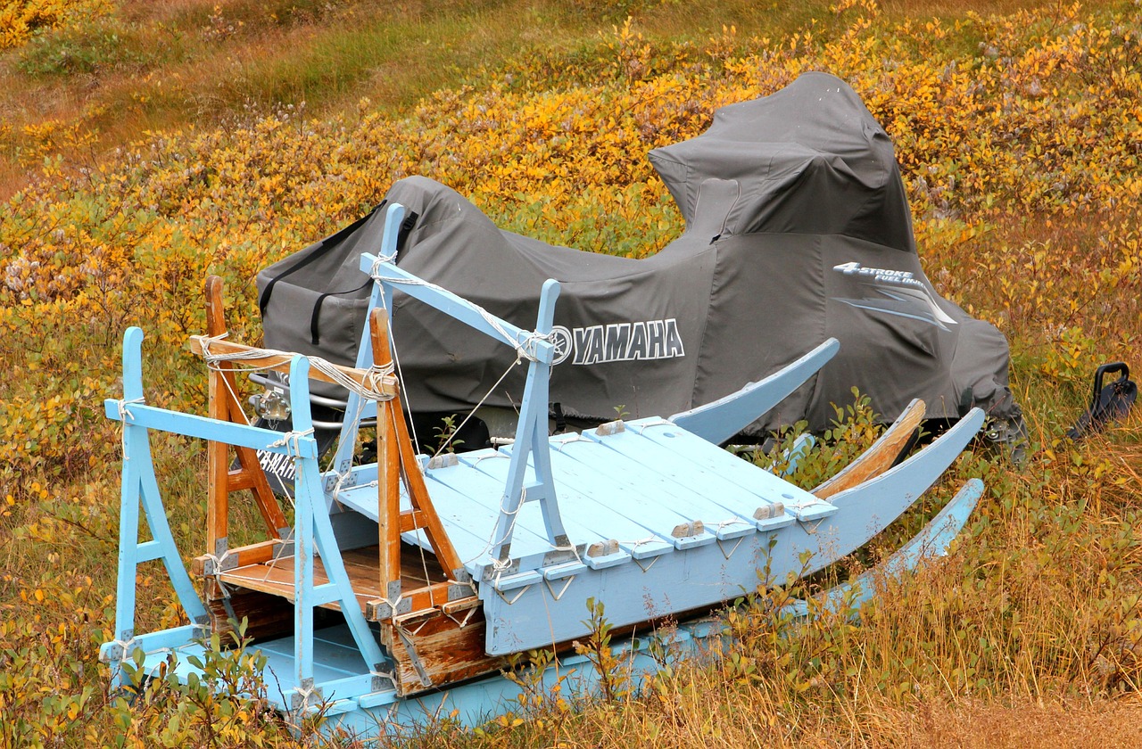Snowmobile Sleigh Dog Sled Free photo on Pixabay Pixabay