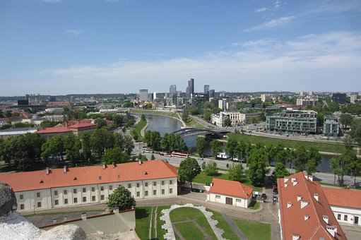 Vilnius, Panorama, Litauen, Europa