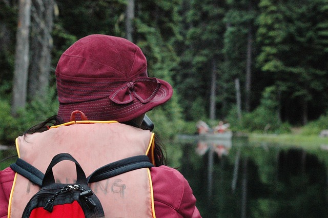 Free Canoe Woman photo and picture