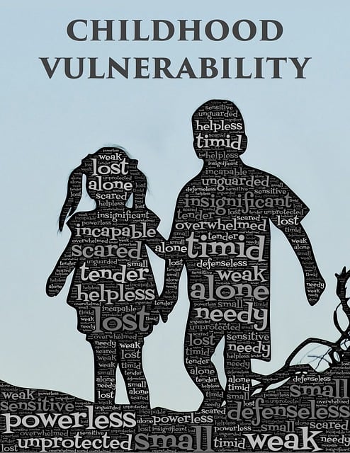 Free vulnerable childhood feelings illustration