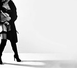 woman, black and white, sexy