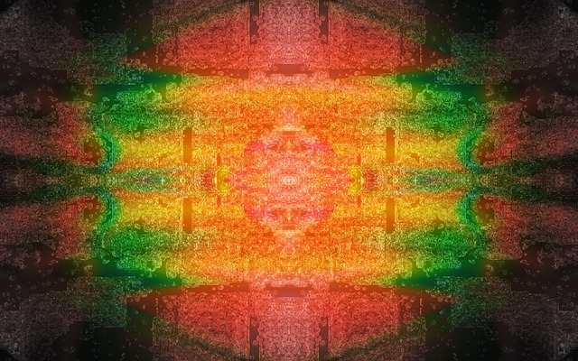 Fractal, Multicolorido, Resumo, Fundo