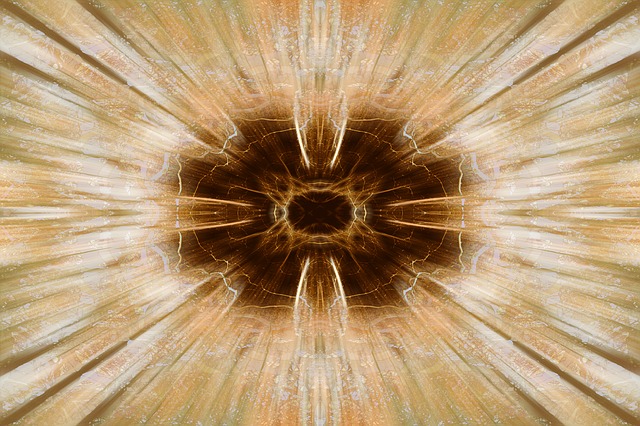 Centro, Brilhar, Resumo, Fractal, Fundo