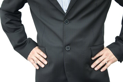Homem De Negocios, Traje, Blazer