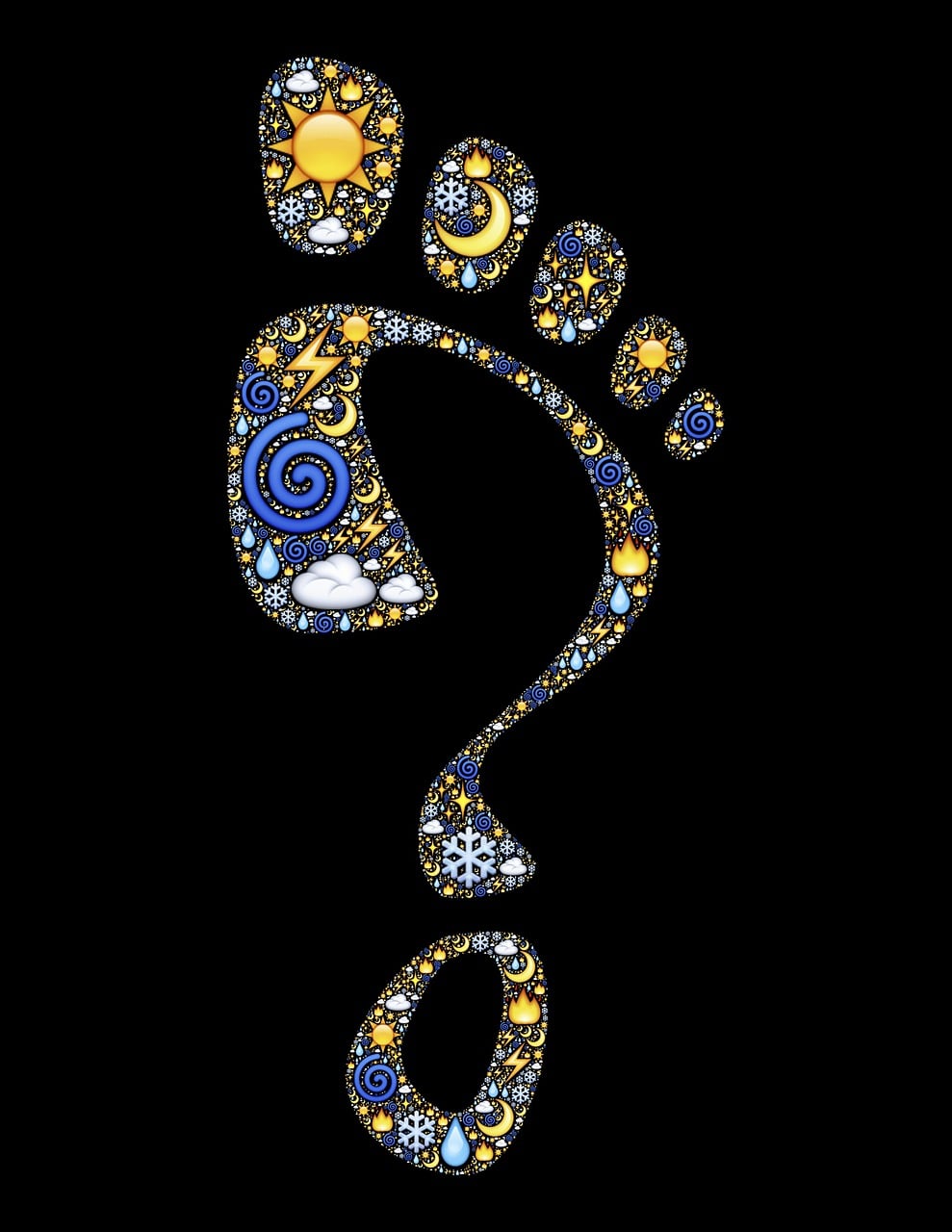 Download Foot, Question, Universal. RoyaltyFree Stock Illustration
