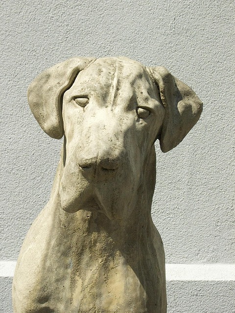 Free Dog Statue photo and picture