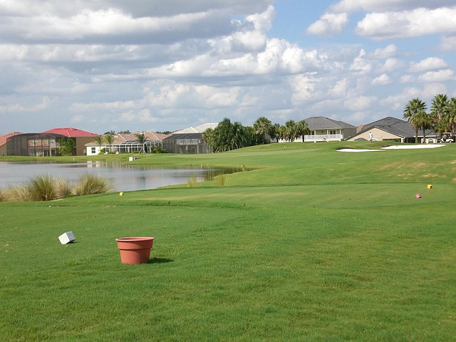 Golf, Golfbaan, Meer, Sport, Gras, Lucht