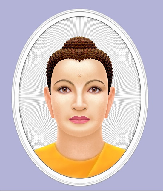 Free buddha gold buddha purnima illustration