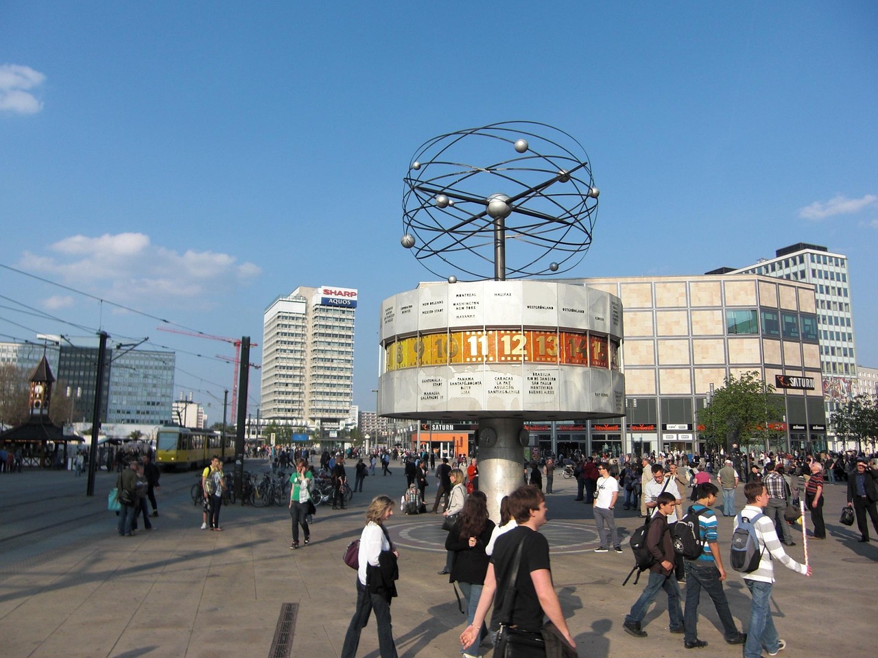 World Clock Berlin Alexanderplatz Free Photo On Pixabay Pixabay