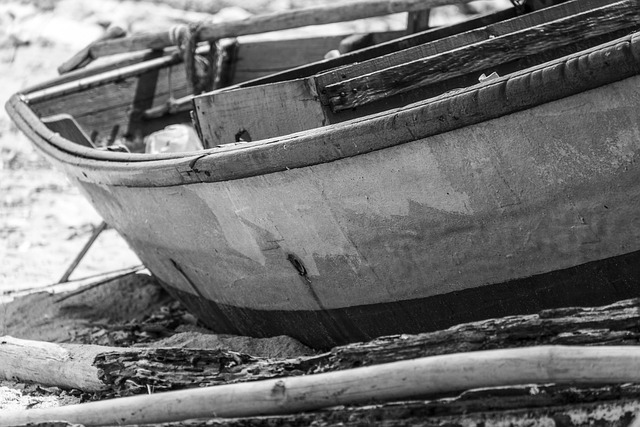 Free Boat Black And White photo and picture
