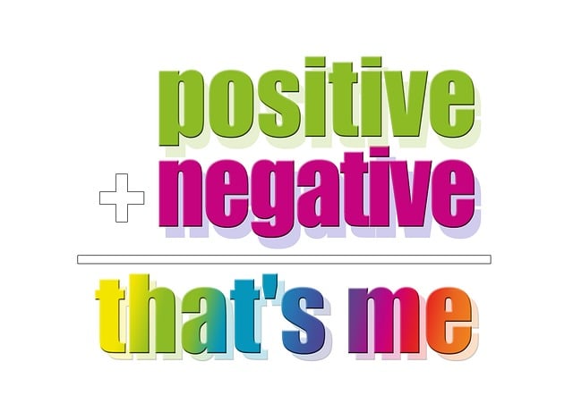Free positive negative contrast illustration