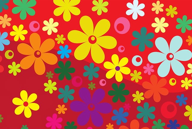 Free flower ornament decoration illustration