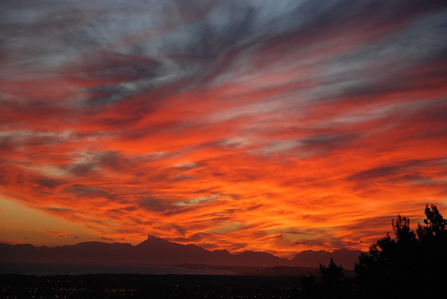 Free Sunset Mountains photo and picture