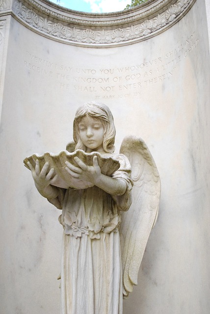 Monument, Friedhof, Engel, Statue