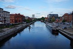 bydgoszcz, poland, tightrope walker