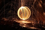 steelwool, firespin, fireball