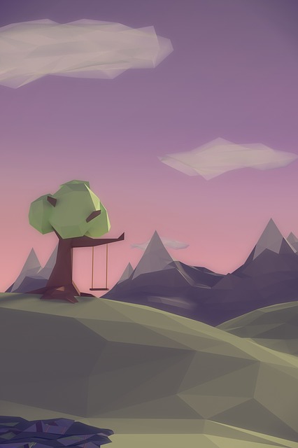 Rendern, 3D-Rendering, Grafik, Baum