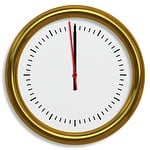 clock, 5 vor 12, the eleventh hour