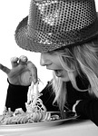girl, eat, finger food