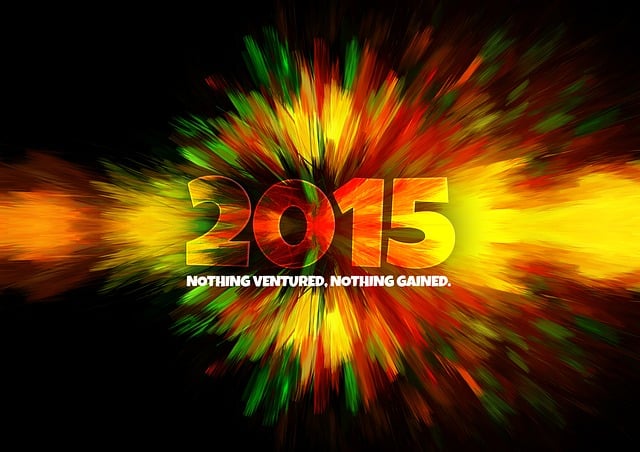Free sylvester new year's day big bang illustration