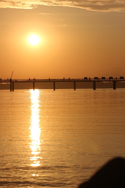 Free Sunset Beach photo and picture