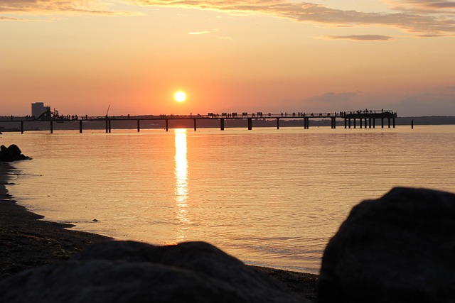 Free Sunset Beach photo and picture