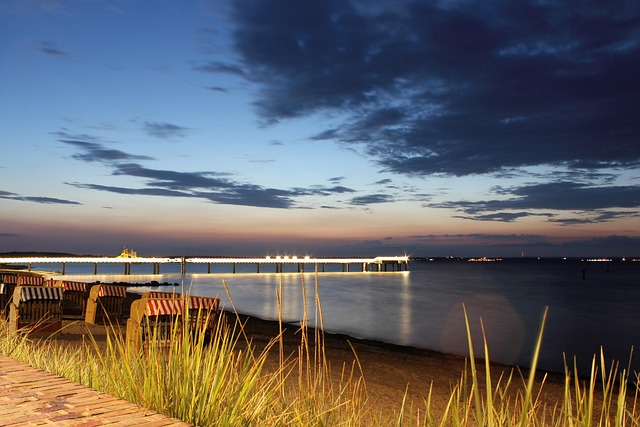 Free Beach Sunset photo and picture