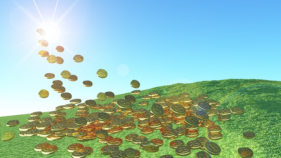 太陽エネルギー 金貨 日差し Pixabayの無料画像