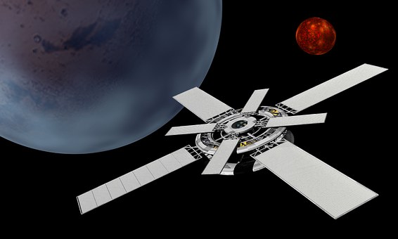 Free Satellite Solar Panels illustration and picture