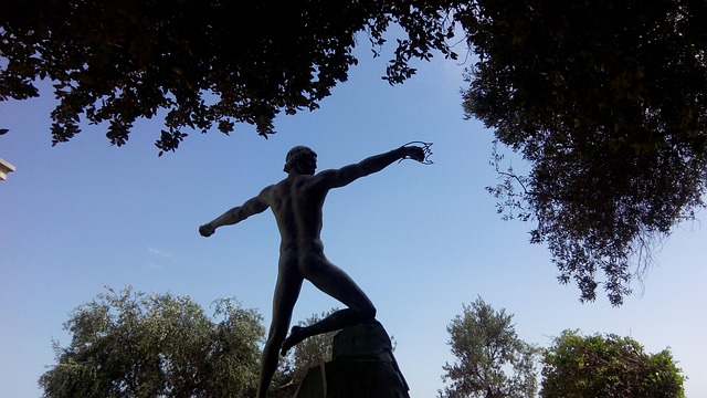 Statue, Silhouette, Malta, Valletta