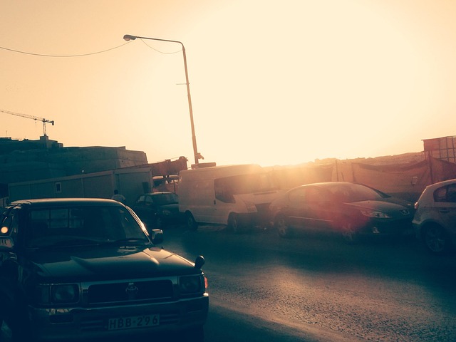 Wagen, Sonnenuntergang, Malta, Straße
