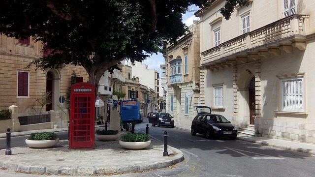 Malta, Telefonzelle, Britisch