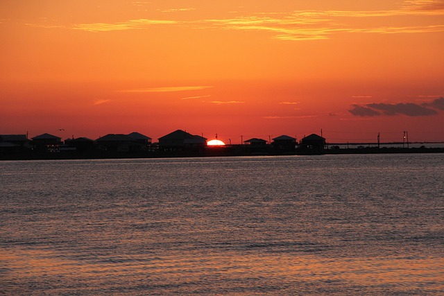 Free Sunset Grand Isle photo and picture