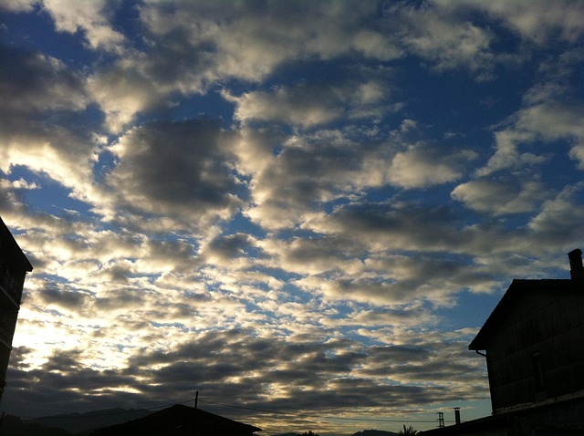 Blauwe Lucht, Bewolkte Lucht, Wolken