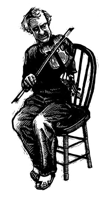 Free fiddler music musician illustration