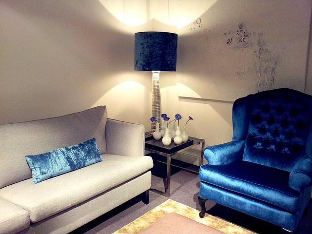 Möbel, Design, Blau, Atmosphäre