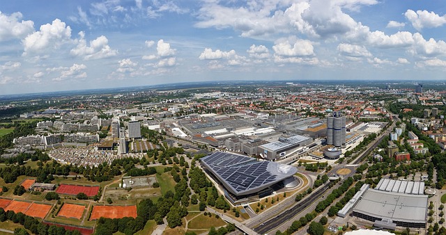Free Munich Aerial View photo and picture