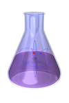 erlenmeyer, atom, lab