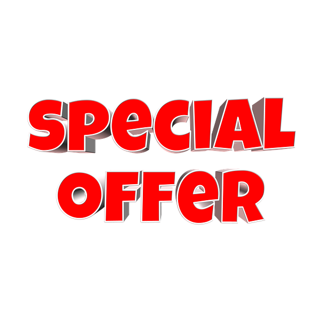 Free bargain product promotion illustration