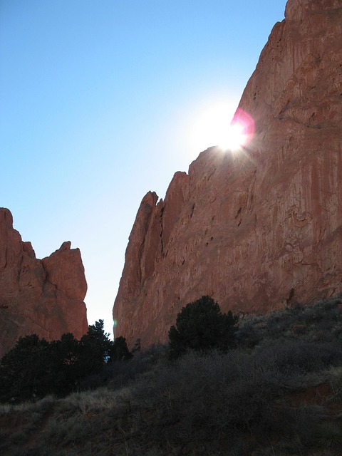 Free Mountains Garden Of Gods photo and picture