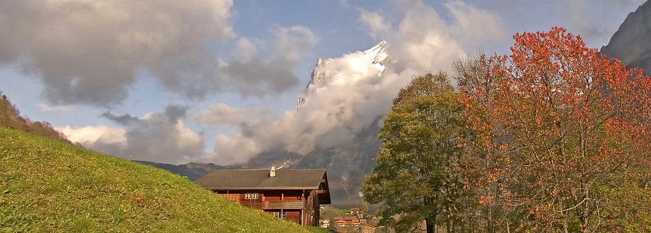 Herbst, Bauernhaus, Bauernhäuser