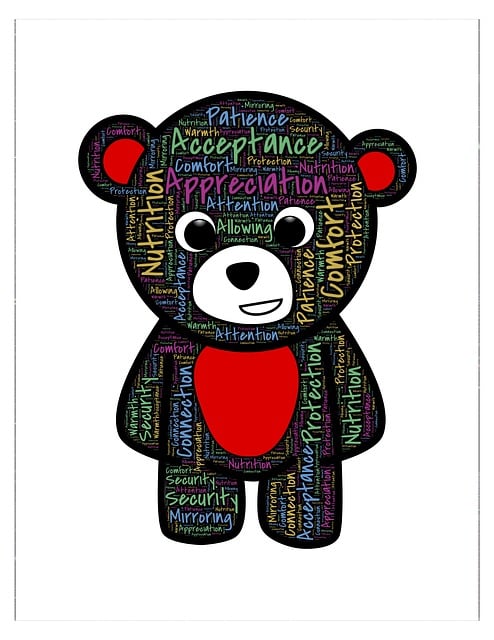 Free teddy bear nurture needs illustration