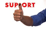 support, thumb, thumbs up