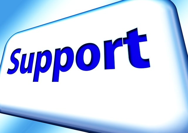 Free support help button button illustration