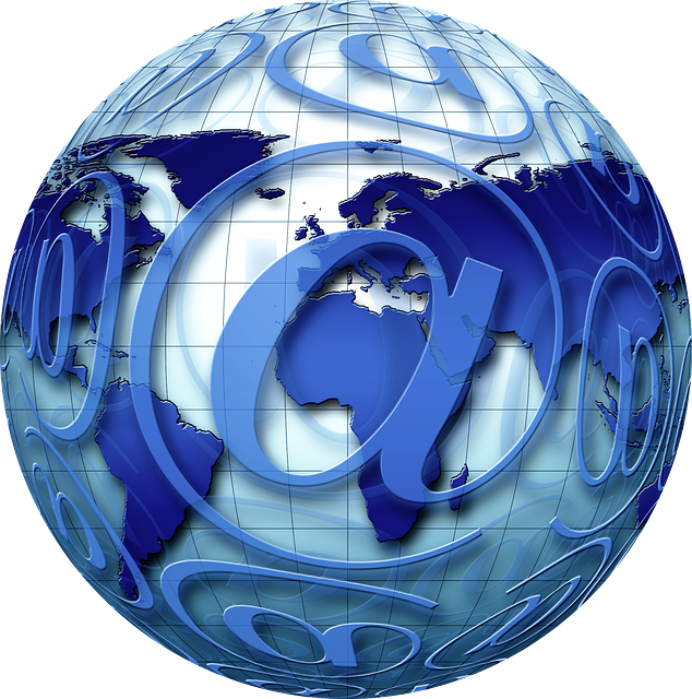 Free e mail globe bullet illustration