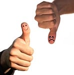 opposites, thumb, positive