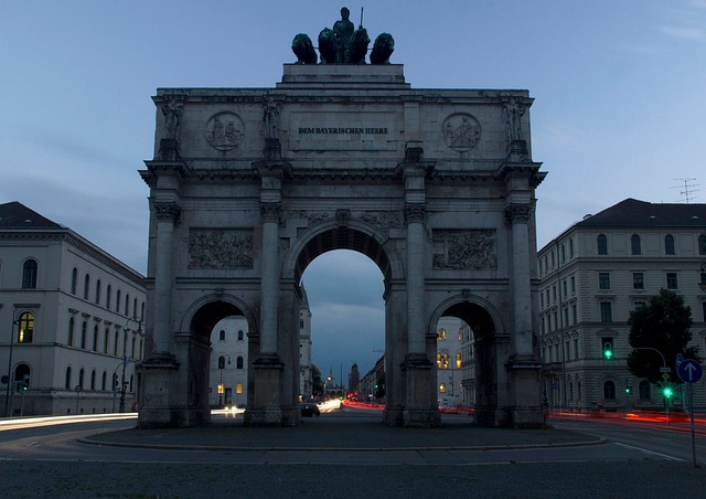 Free Munich Victory Gate photo and picture