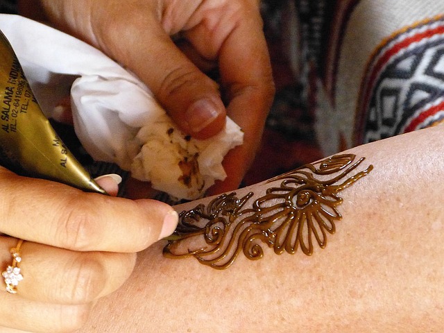 Henna, Tätowierung, Abu Dhabi